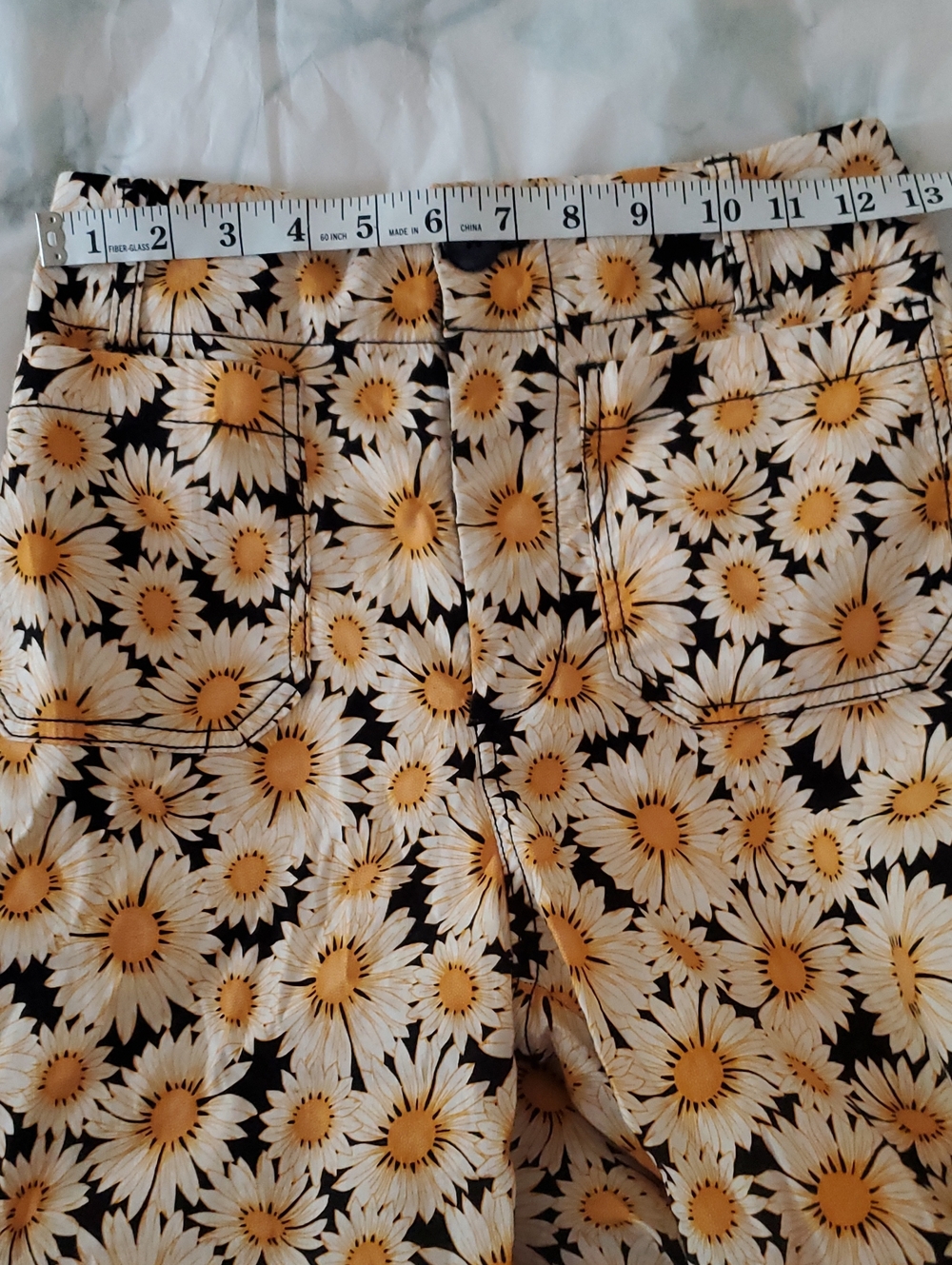 NWOT Maeve by Anthropologie The Colette Cropped Wide-Leg Pants Daisy Print Sz 25 - Picture 10 of 12